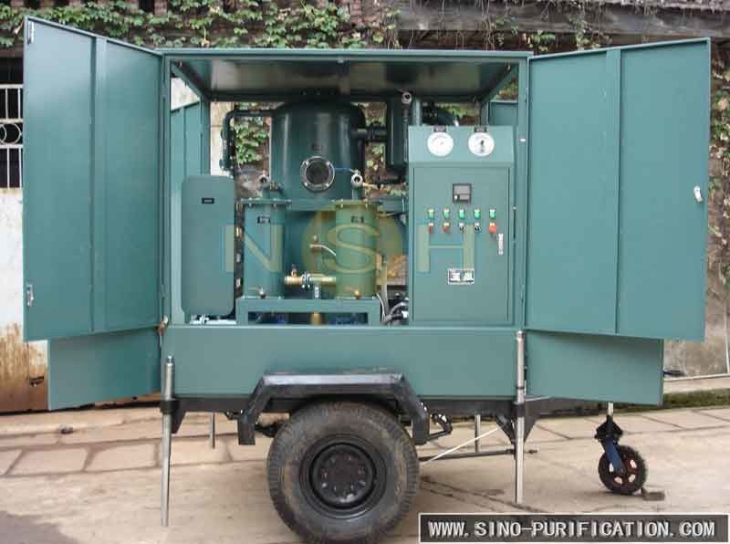 Trailer-Mounted Mobile Double-Stage Vacuum Transformer Oil Dehydration Purification Plant