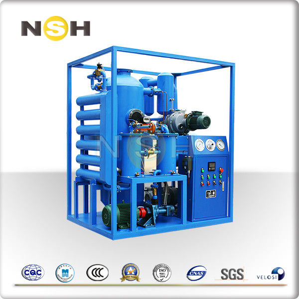 Roots Vacuum Transformer Oil Purifier Four-Wheel Fixing Type Dehydration Degassing System