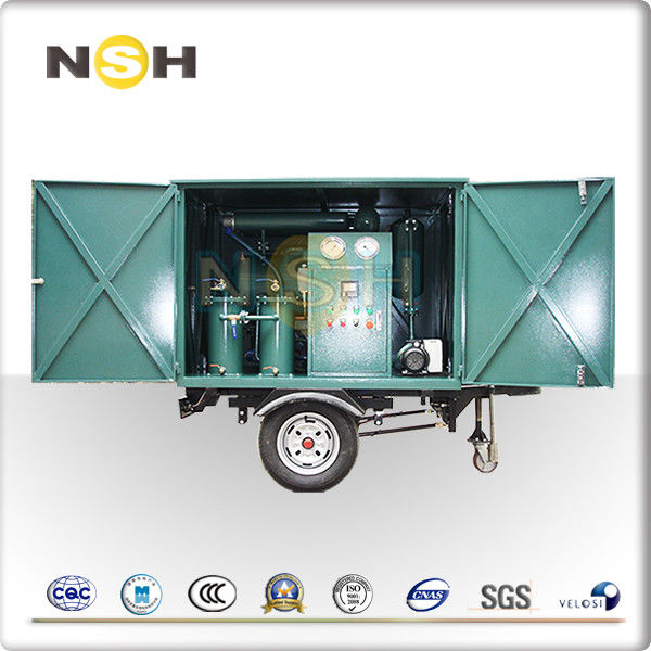 Insulating Oil Purifier Vacuum Transformer System 600-18000LPH Flow Rate Dehydration Degassing