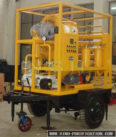 Three-Phase 380V Turbine Dehydration Insulation Oil Purifier Transformer Fluid Treatment Machine