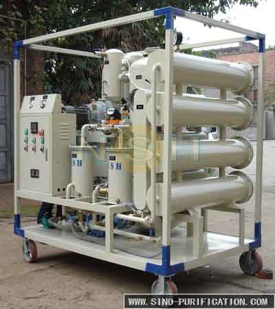 Portable 600-18000L/H Vacuum Oil Purifier for High Voltage Transformer with Double Stage Regeneration