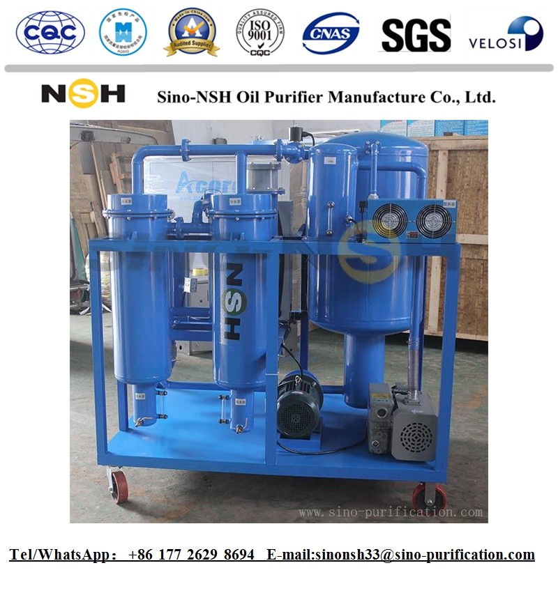 12000L / H Turbine Oil Purifier 53 KW Hydraulic Oil Recycling Machine
