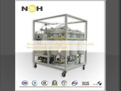 Vacuum Turbine Oil Purifier Emulsified Water Impurities Removal Mobile Type With Trailer