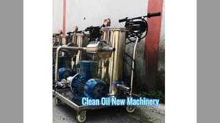 Olio idraulico portatile in acciaio inossidabile per purificatore d'olio